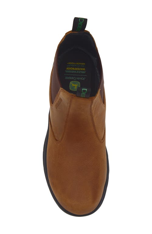 Skechers X John Deere Segment 2.0 Waterproof Chelsea Boot In Brown