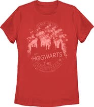 HARRY POTTER Women's Harry Potter Hogwarts This Christmas Graphic T-Shirt