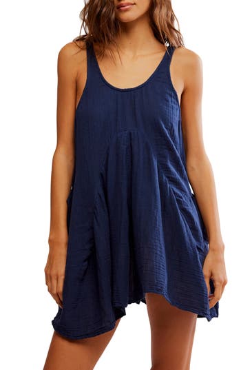 FREE PEOPLE FREE PEOPLE PINA COLADA COTTON TUNIC MINIDRESS