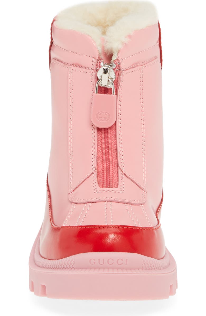 Gucci Cree Faux Fur Lined Boots, Alternate, color,