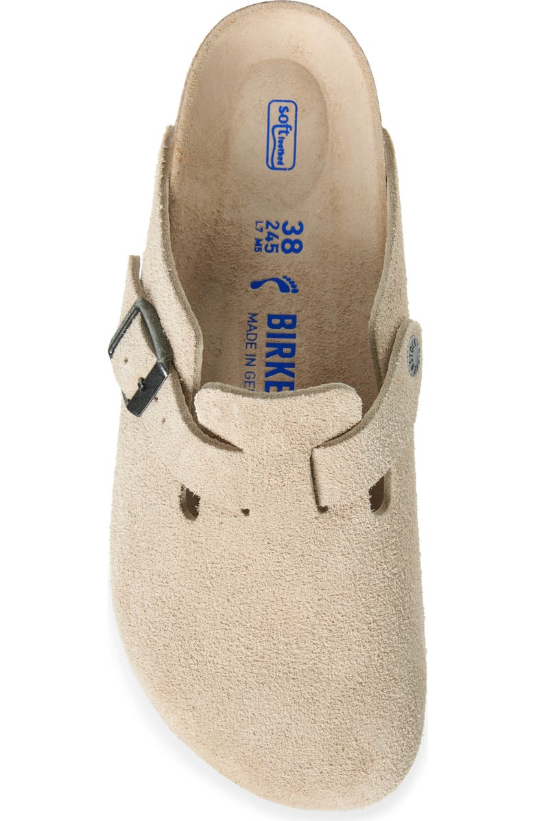 Birkenstock Boston Soft Footbed Clog, Alternate, color, Beige