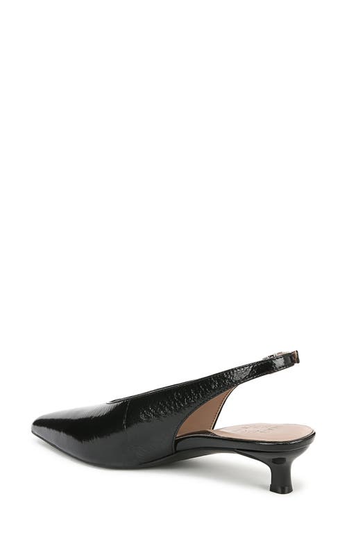 Naturalizer Nicolette Slingback Pointed Toe Kitten Heel Pump In Black
