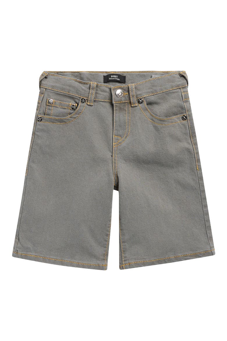 Kids' Denim Shorts, Main, color, GREY