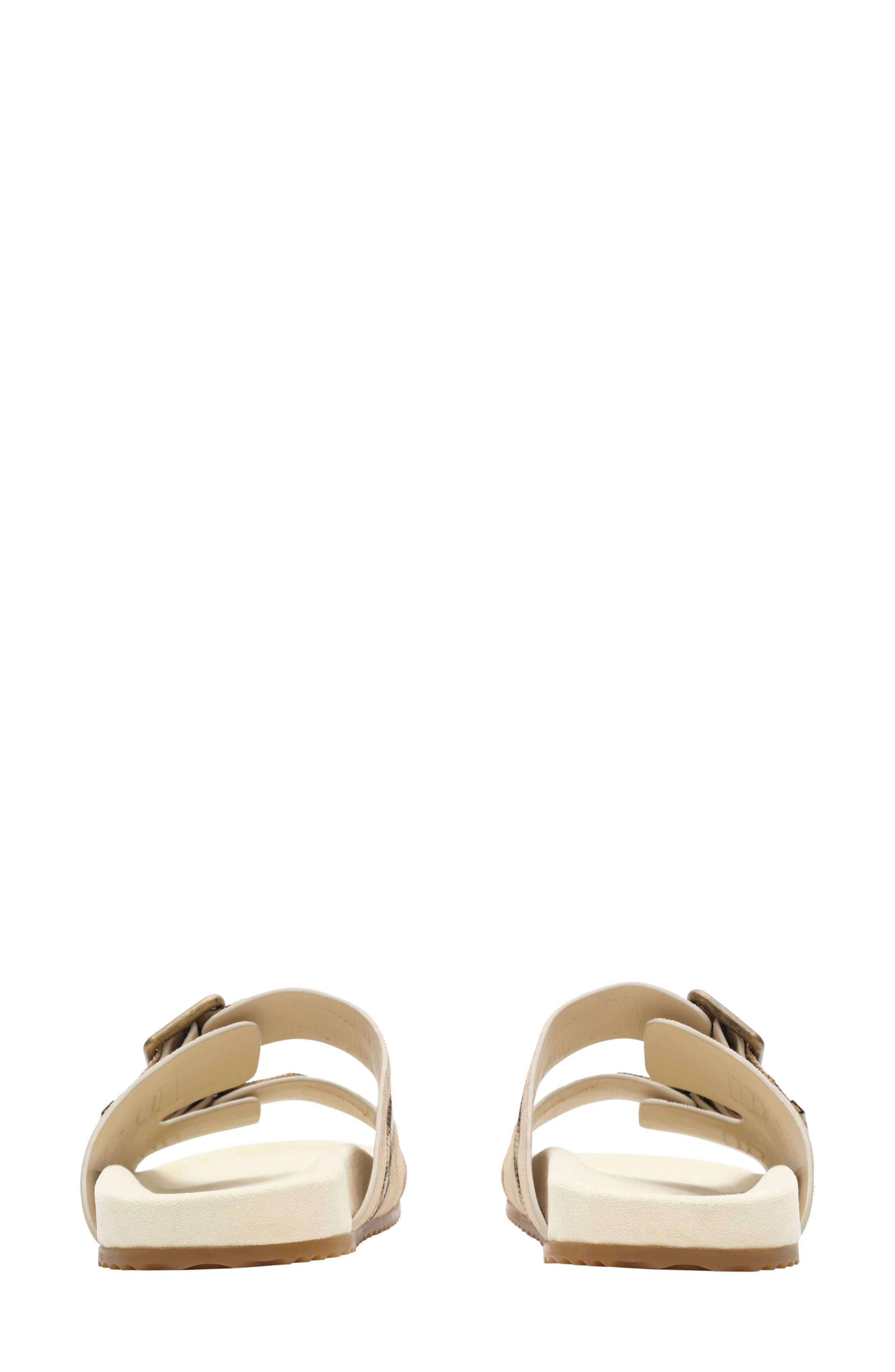 Burberry Urchin Slide Sandal, Alternate, color, Beige