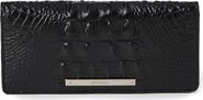 Brahmin Ady Croc Embossed Leather Bifold Wallet