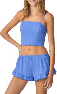 Florence by Mills Scallop Crop Camisole