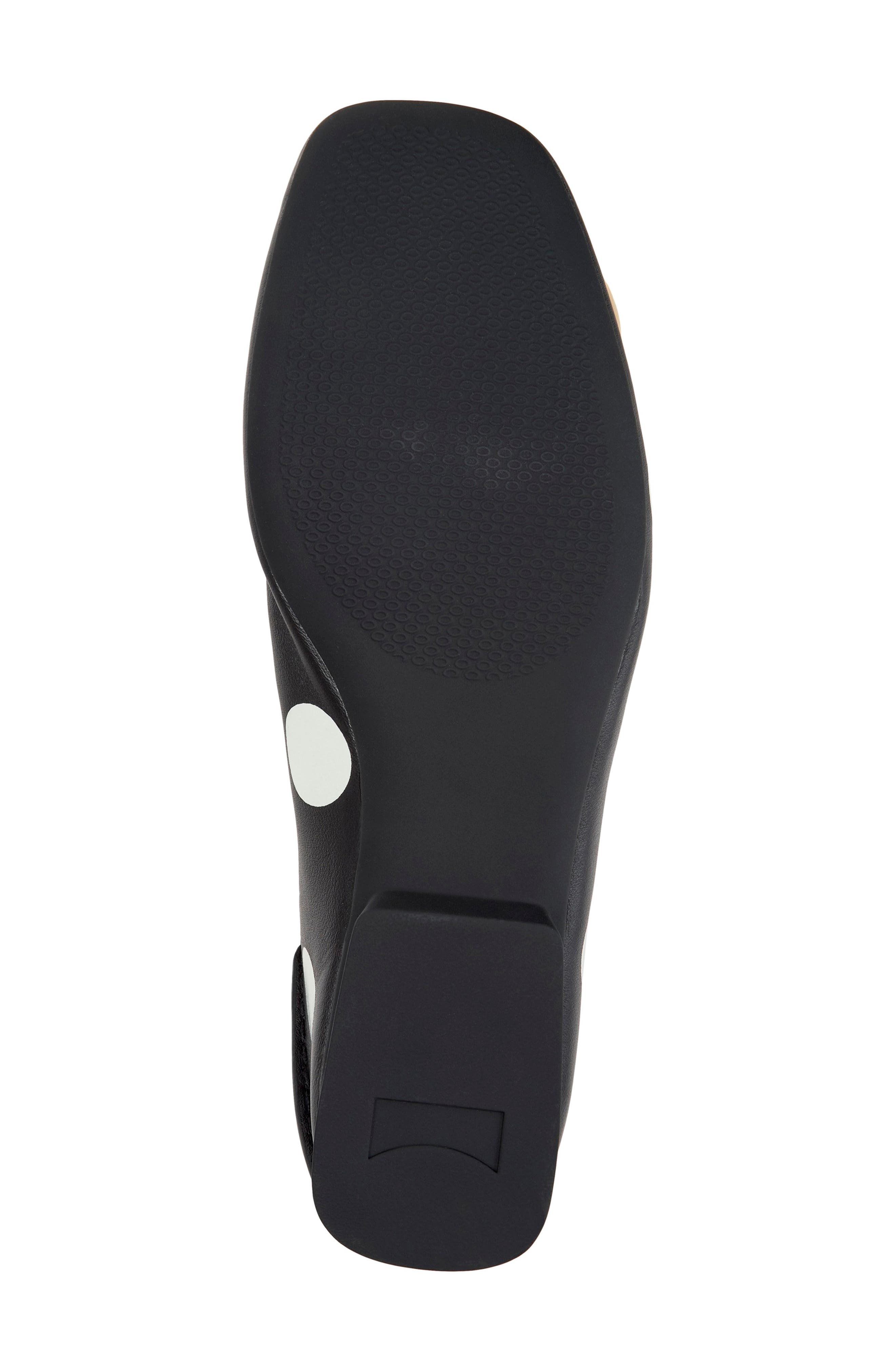 Camper Casi Myra Twins Polka Dot Ballerina Flat, Alternate, color, Black