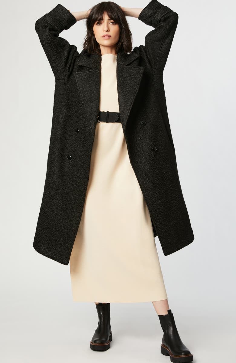 Bernardo Oversize Double Breasted Coat, Alternate, color, 