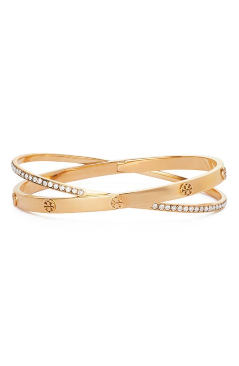 Icon Pave Crossover Bracelet