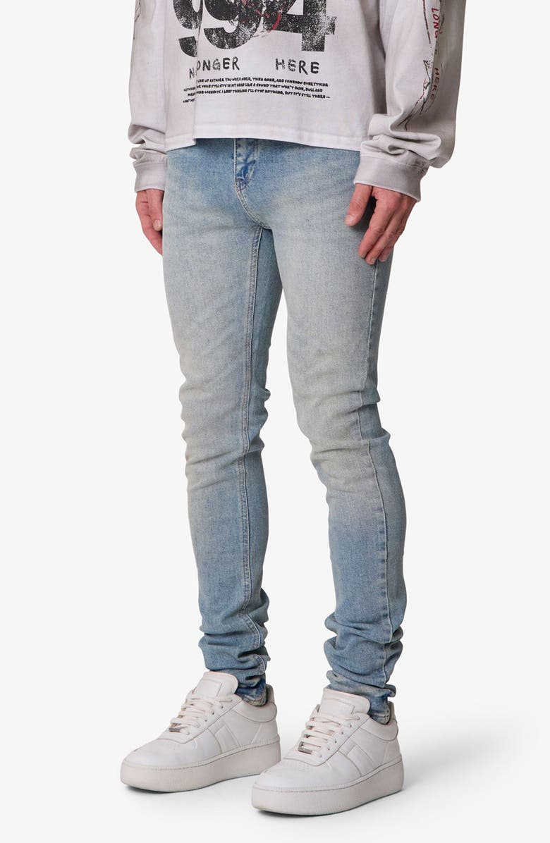 mnml Skinny Jeans, Alternate, color, Western Blue