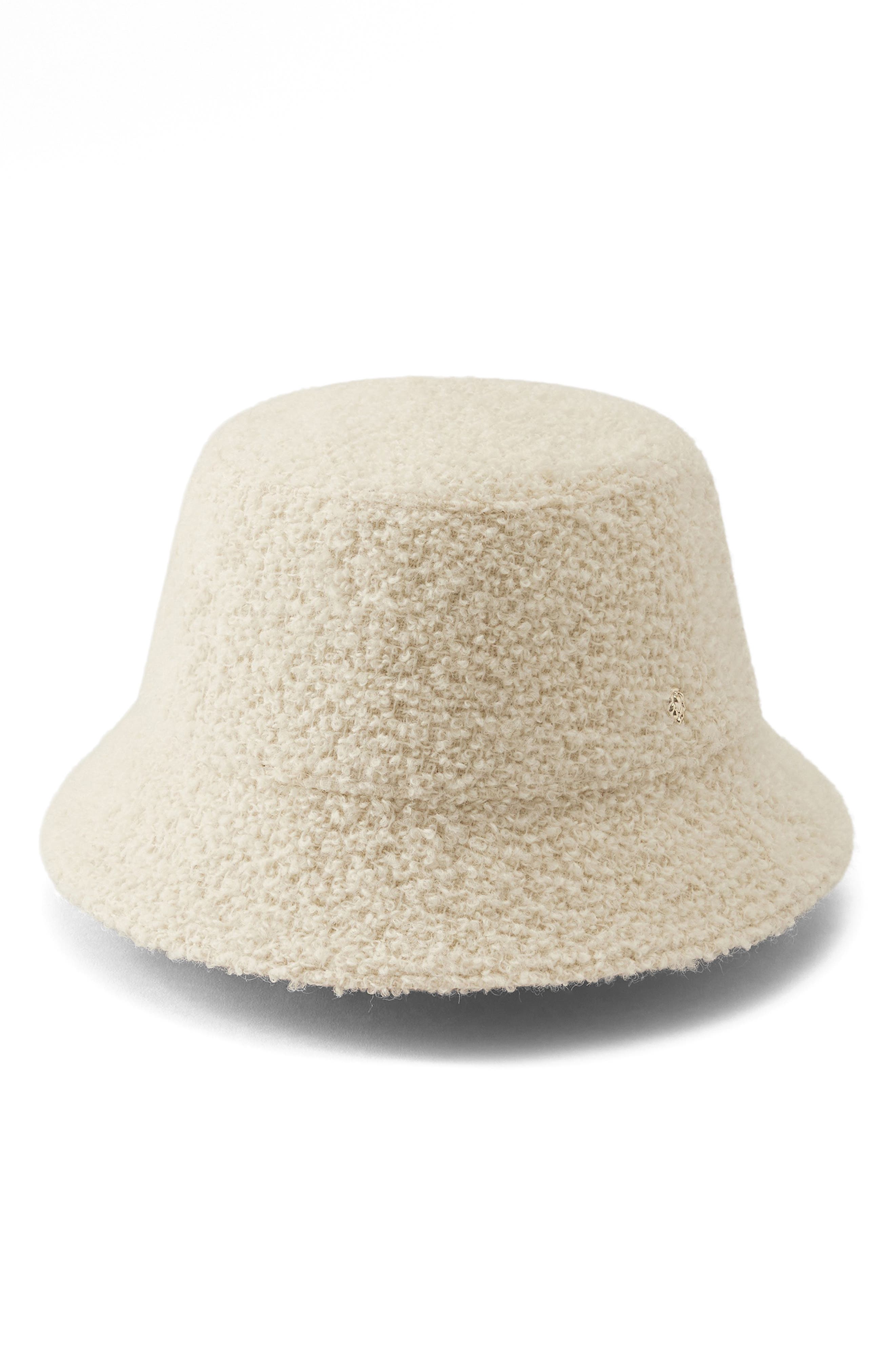 Mackenzie Wool Boucle Bucket Hat