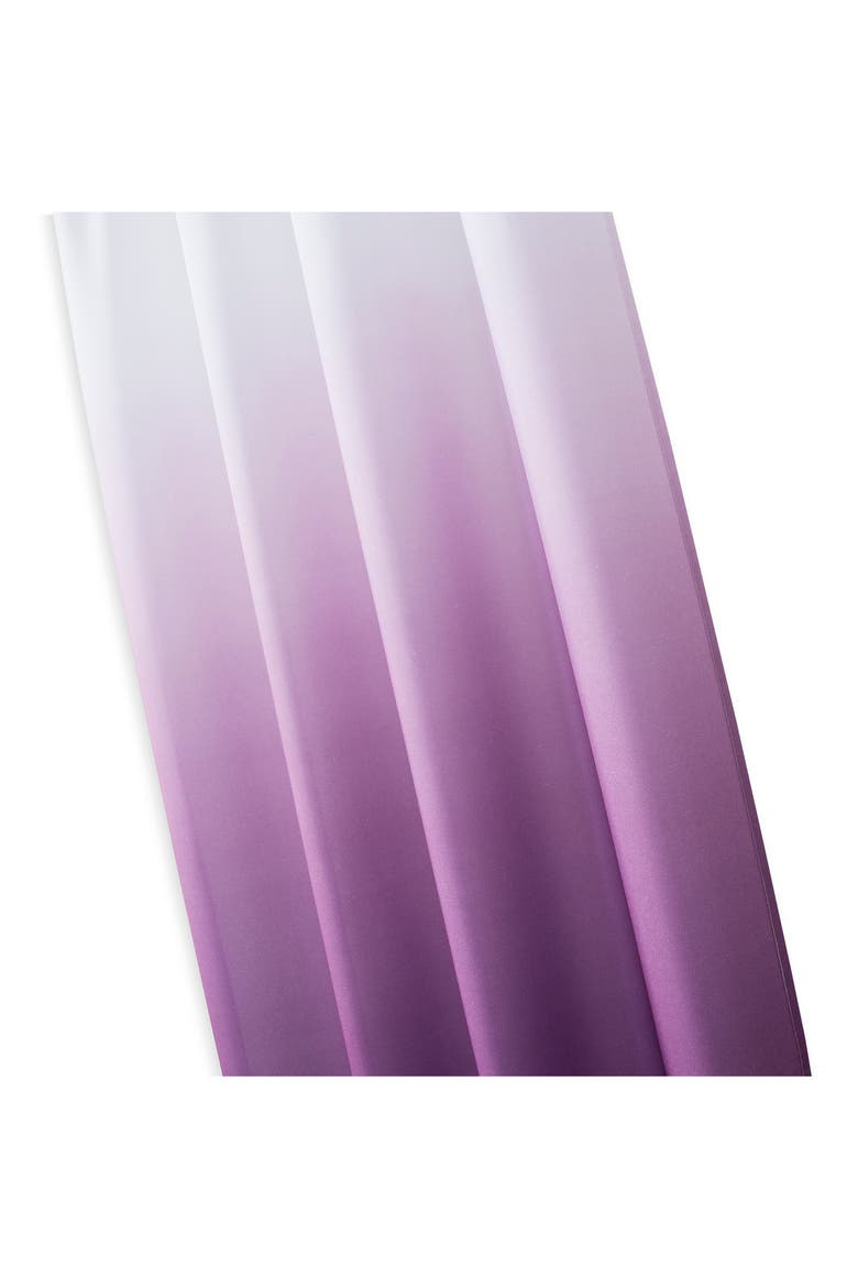 Shades Set of 2 Ombré Blackout Panel Curtains, Alternate, color, PURPLE