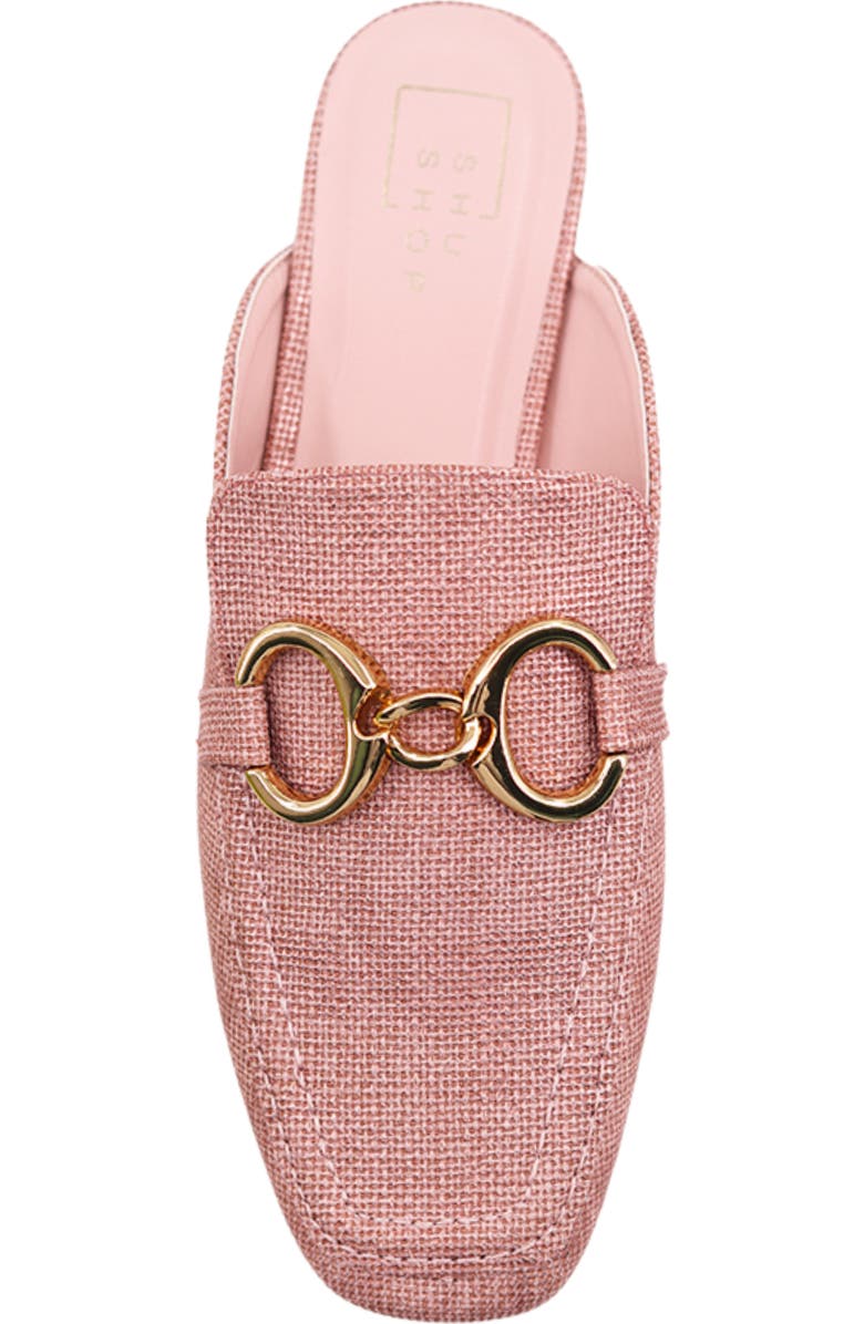 SHUSHOP Andromeda Bit Loafer Mule, Alternate, color, Blush Woven