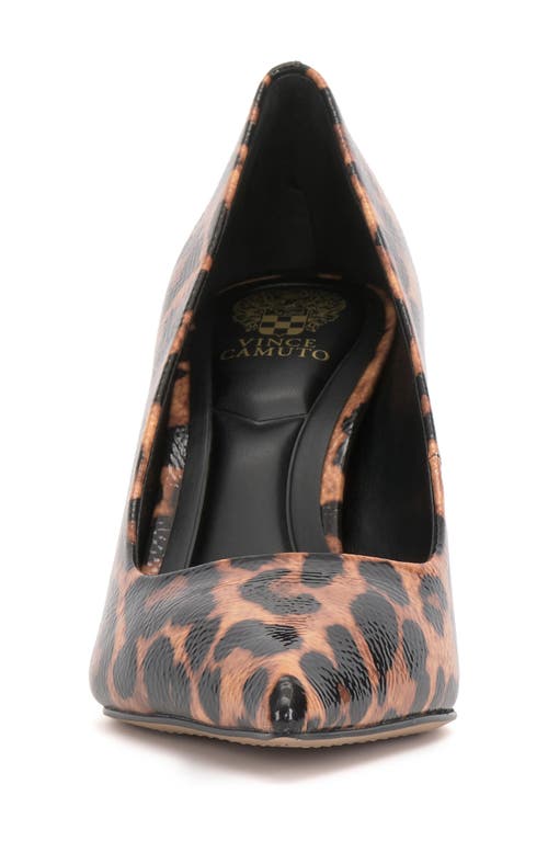 Vince Camuto Paislie Leopard Print Patent Pump