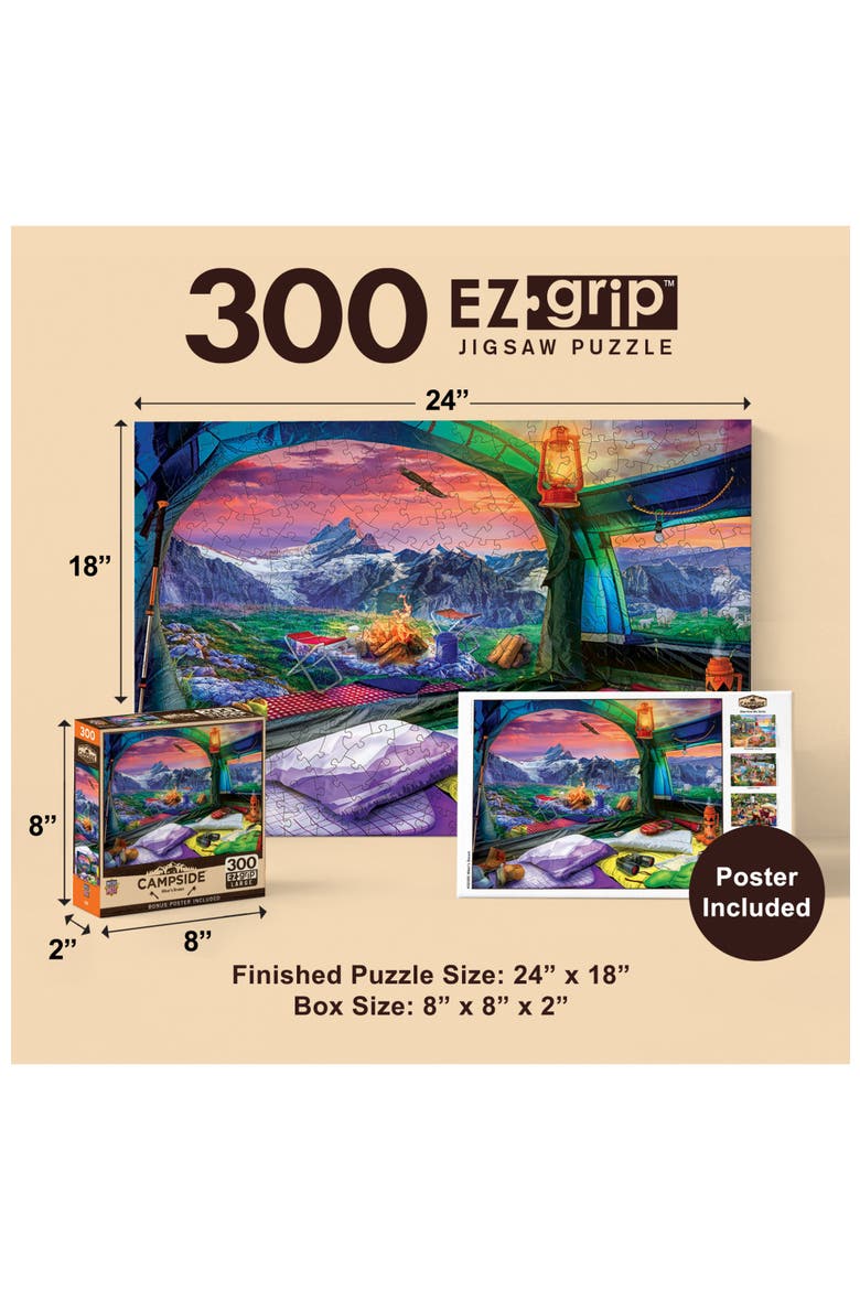 Hiker's Dream 300 Piece Jigsaw Puzzle, Alternate, color, Multicolor