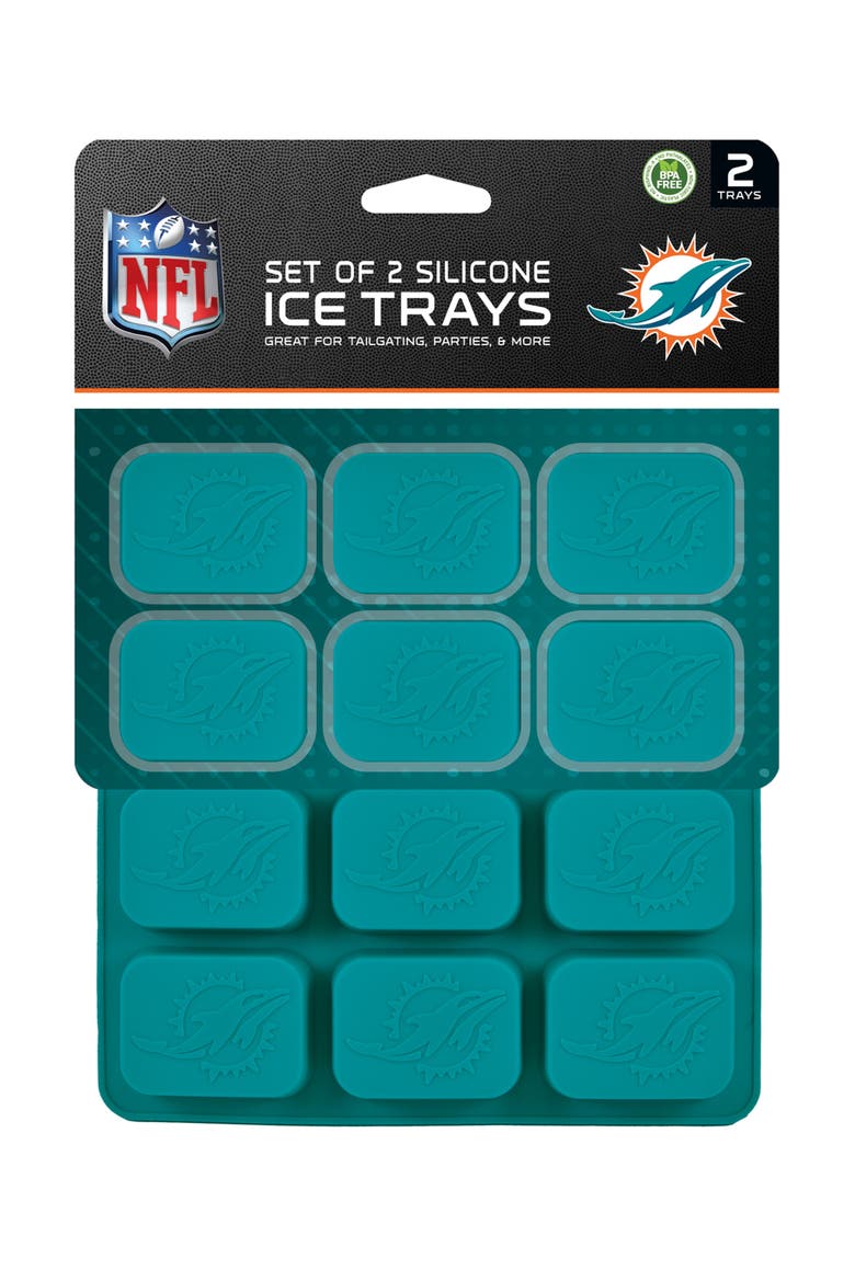 Miami Dolphins Ice Cube Tray, Main, color, Multicolor