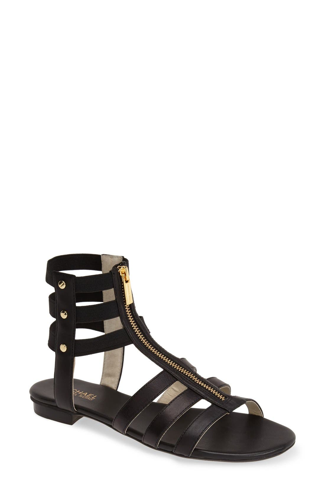'Codie' Sandal, Main, color, BLACK