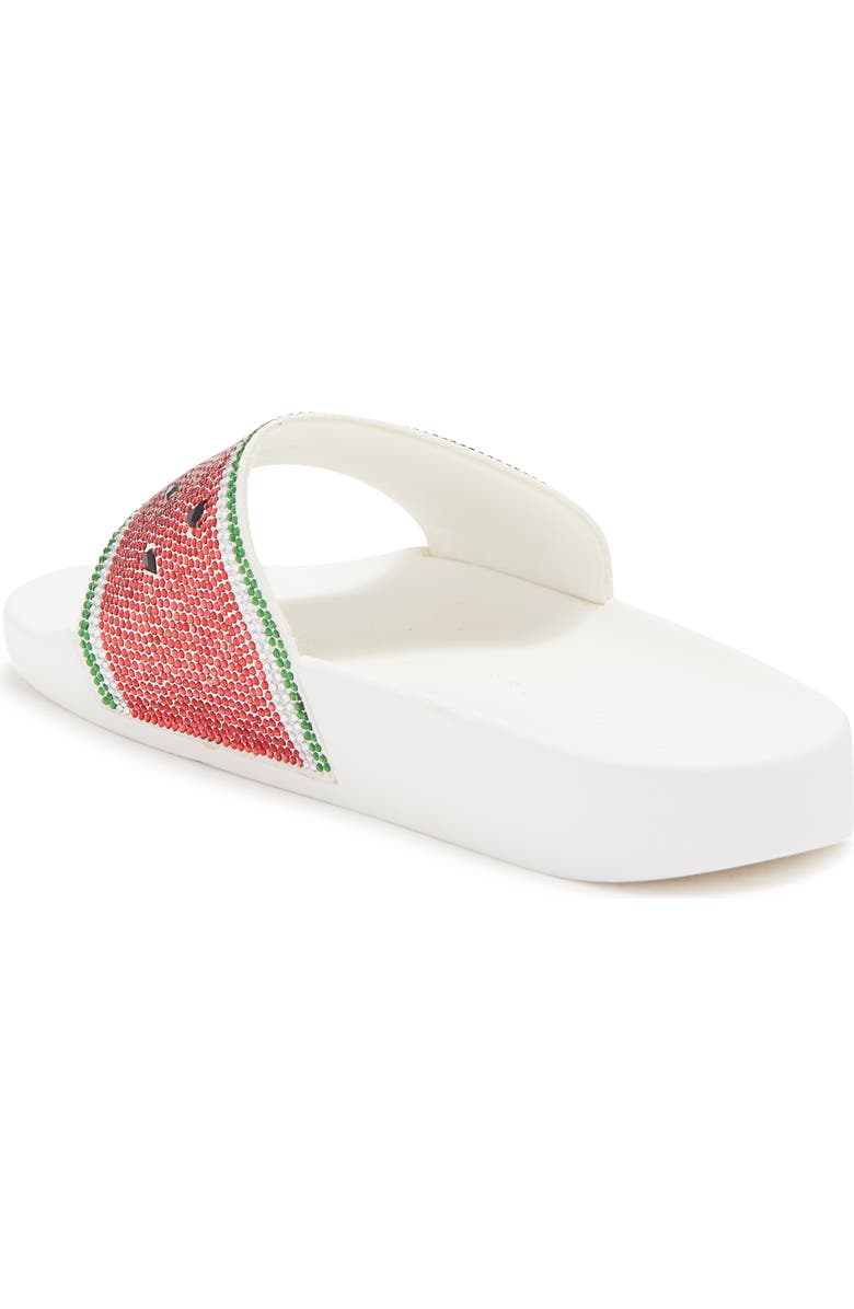 Katy Perry The Jimmi Watermelon Embellished Slide Sandal, Alternate, color,