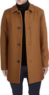 Cole Haan Signature Wool Blend Plush Car Coat