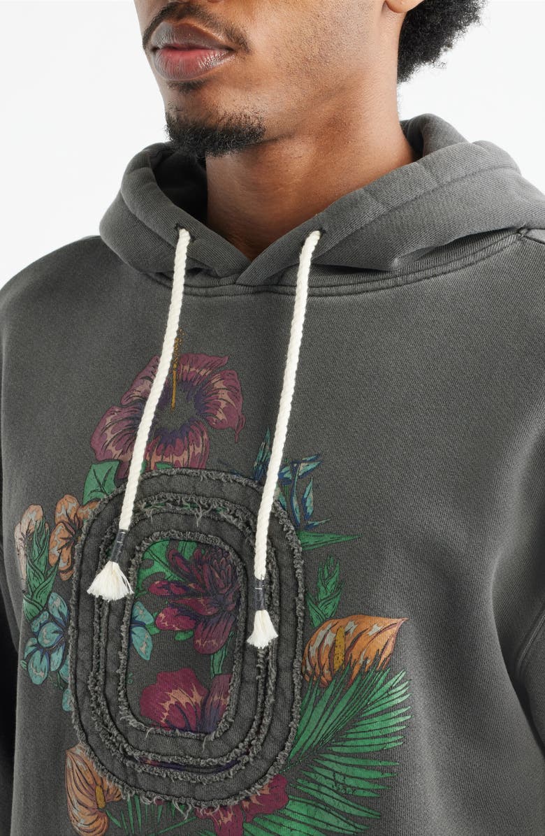 OVERTIME Summer Graphic Hoodie, Alternate, color, Black