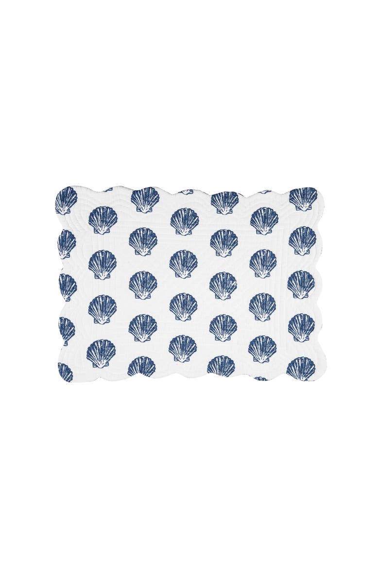 Reef Shores Placemats Set of 6, 13" x 19", Alternate, color, Blue