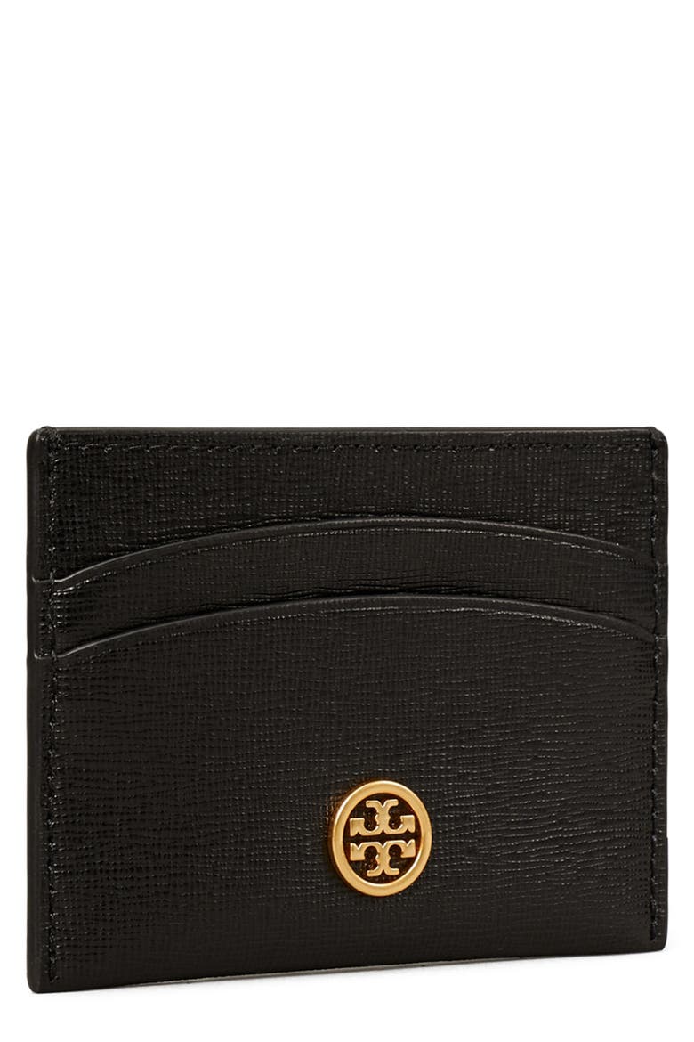 Robinson Leather Card Case, Alternate, color, BLACK