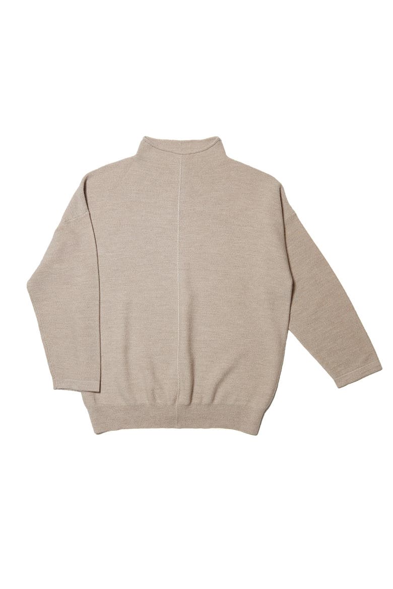 Blythe in Wool Cashmere, Alternate, color, Oyster