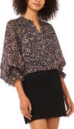 Vince Camuto Confetti Print Top