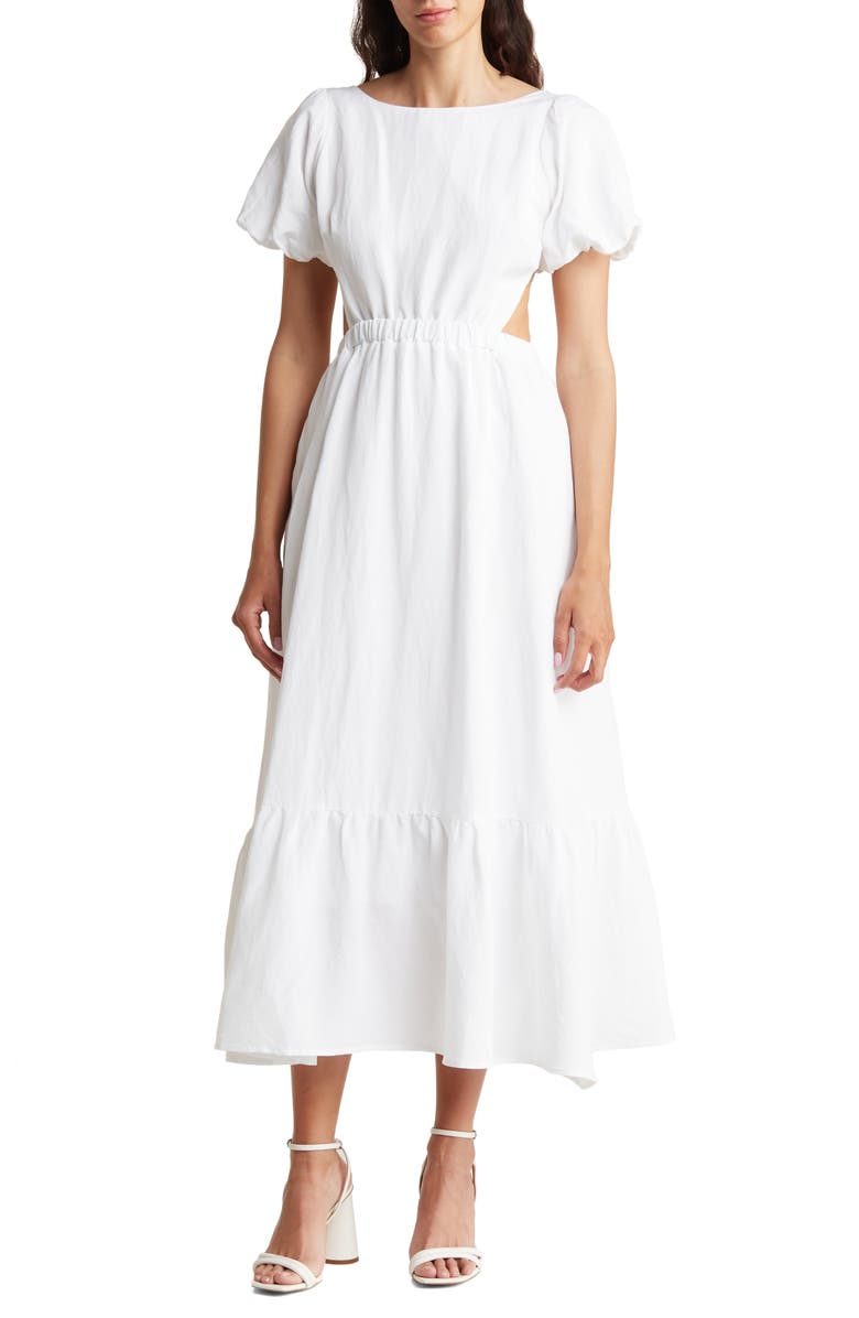 ASTR the Label Jelena Side Cutout Maxi Dress, Main, color,