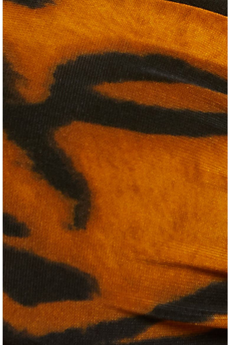 Tie Front Bikini Top, Alternate, color, TIGER