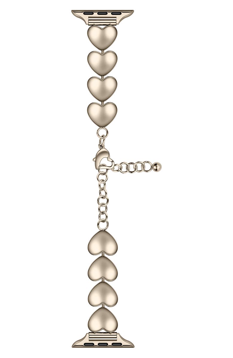 The Posh Tech Lover Heart Bracelet Apple Watch<sup>®</sup> Watchband, Main, color, Starburst