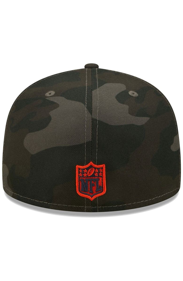 New Era Men's New Era Black Chicago Bears  Camo 59FIFTY Fitted Hat, Alternate, color, 