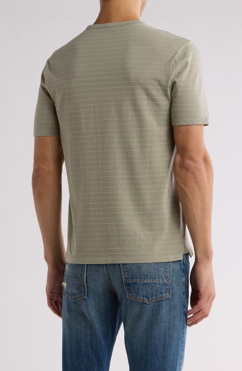 Vince Garment Dye Fleck Stripe T-Shirt, Alternate, color, 