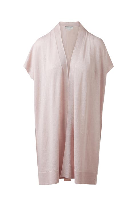 Long Sleeveless Cardigan