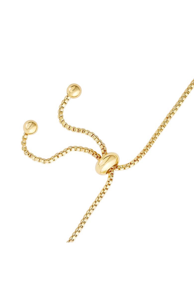 Pink Heart Adjustable Lariat Bracelet, Alternate, color, Gold
