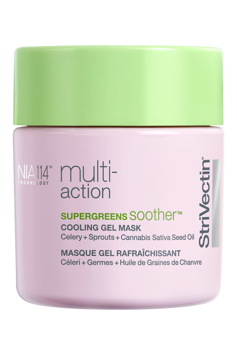 Supergreens Soother Cooling Gel Mask, Main, color, NO COLOR