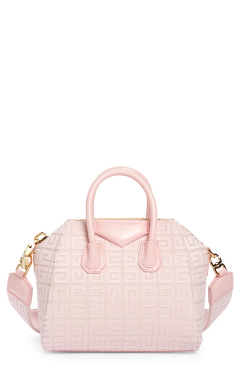 Mini Antigona Leather Satchel