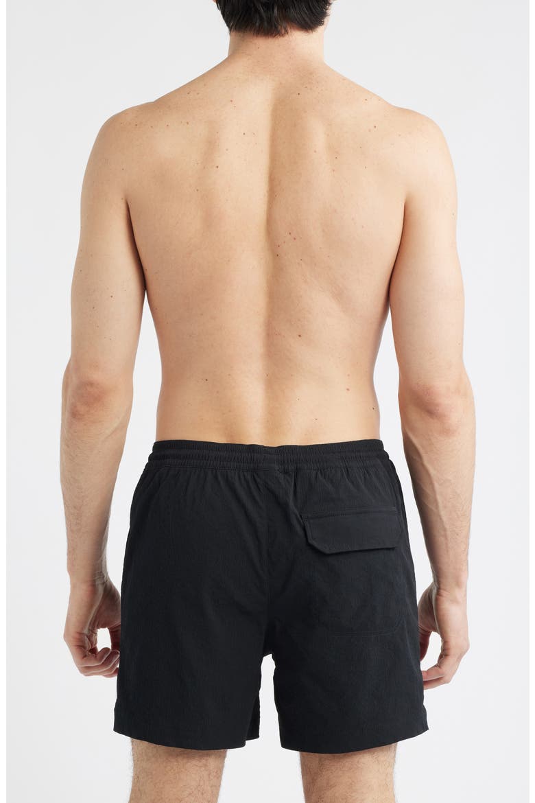 5-Inch Volley Swim Shorts, Alternate, color, BLACK