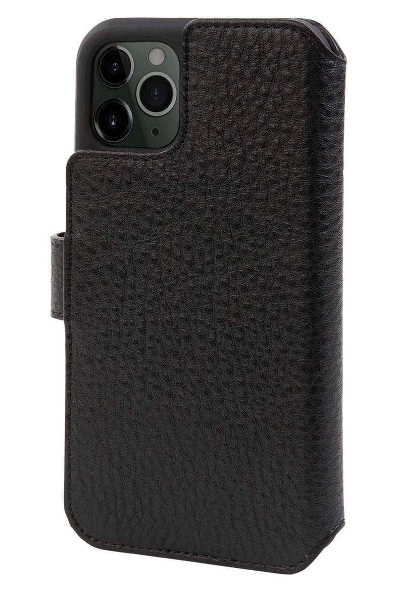 iPhone 11 Pro Max Wallet Case, Alternate, color, BLACK