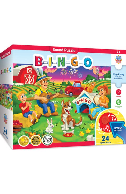 B-I-N-G-O 24 Piece Sound Jigsaw Puzzle