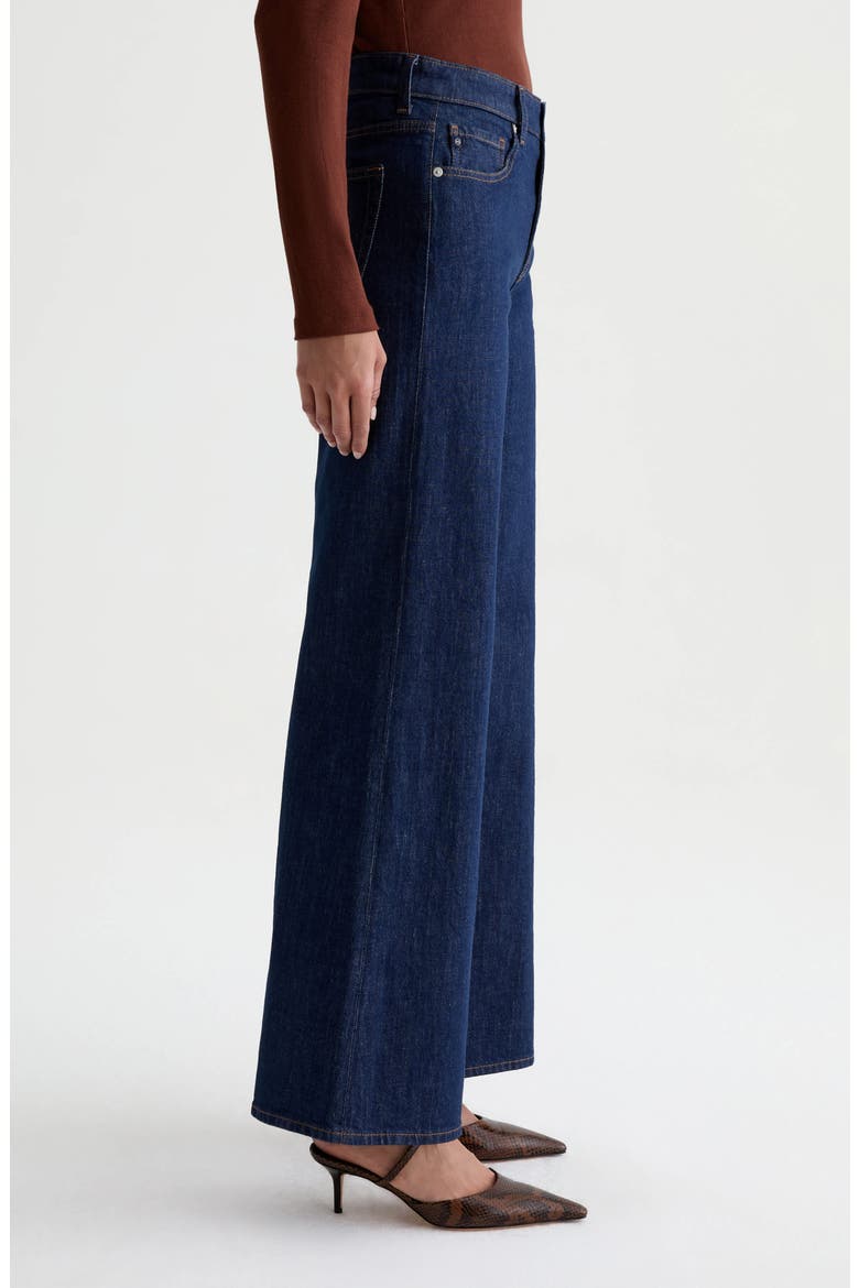 Saige Mid Rise Wide Leg Jeans, Alternate, color, AZURA