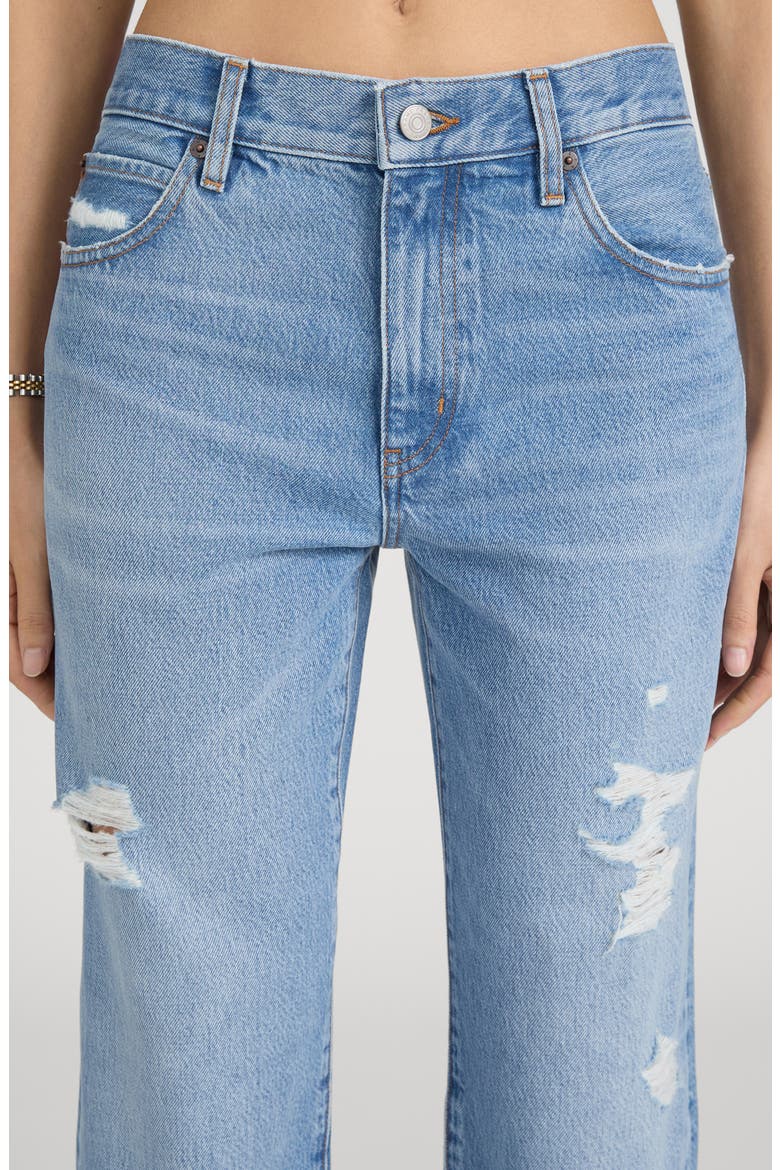 The Hang Ripped Ankle Straight Leg Jeans, Alternate, color, SUNDROP