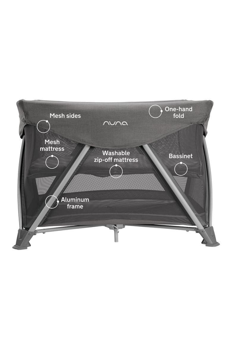 SENA® Aire Playard & Travel Crib, Alternate, color, CAVIAR