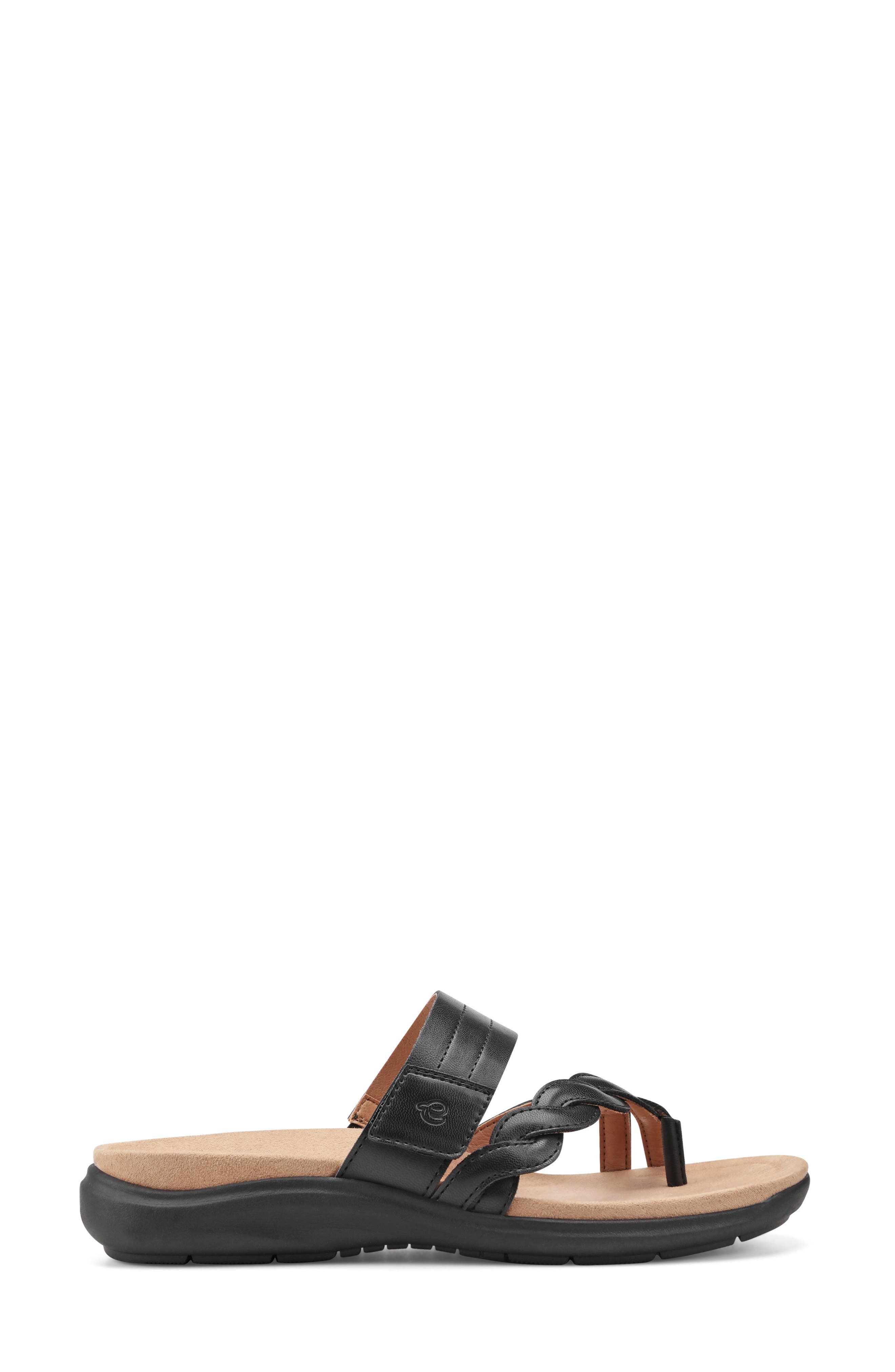Easy Spirit Waren Sandal, Alternate, color, Black