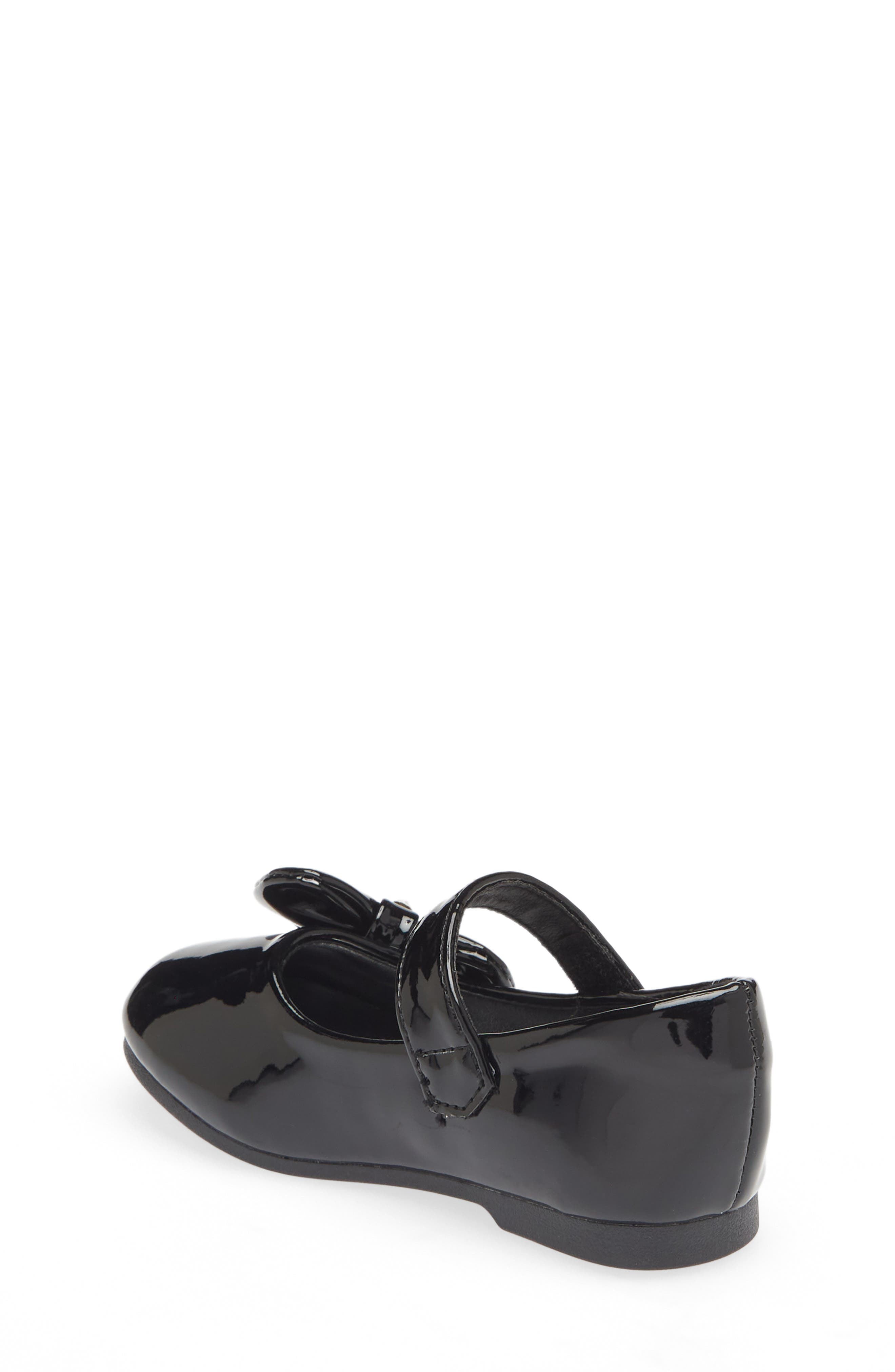 Kids' Angel Crystal Bow Mary Jane, Alternate, color, BLACK