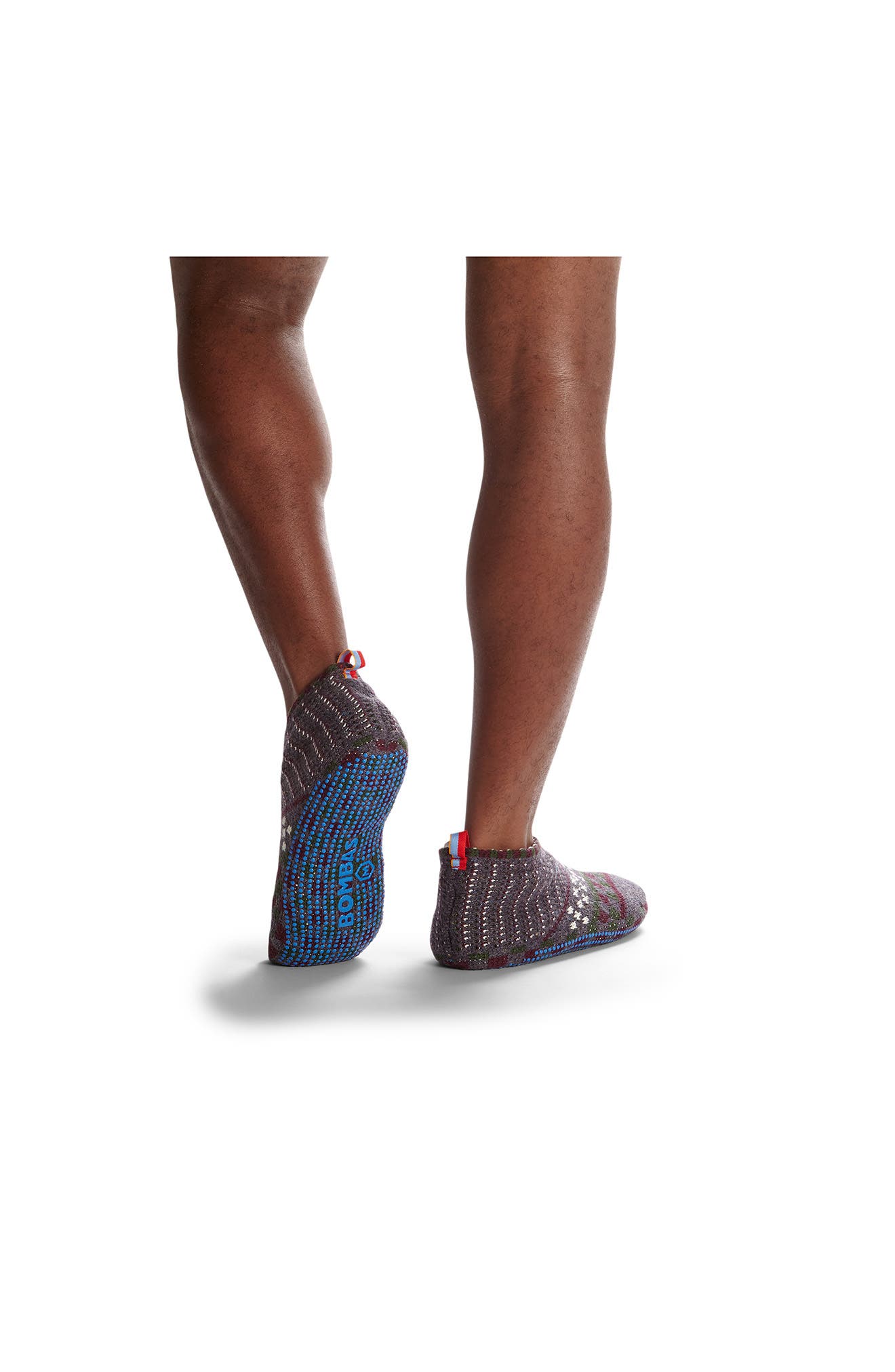 Bombas Fair Isle Gripper Slipper, Alternate, color, 