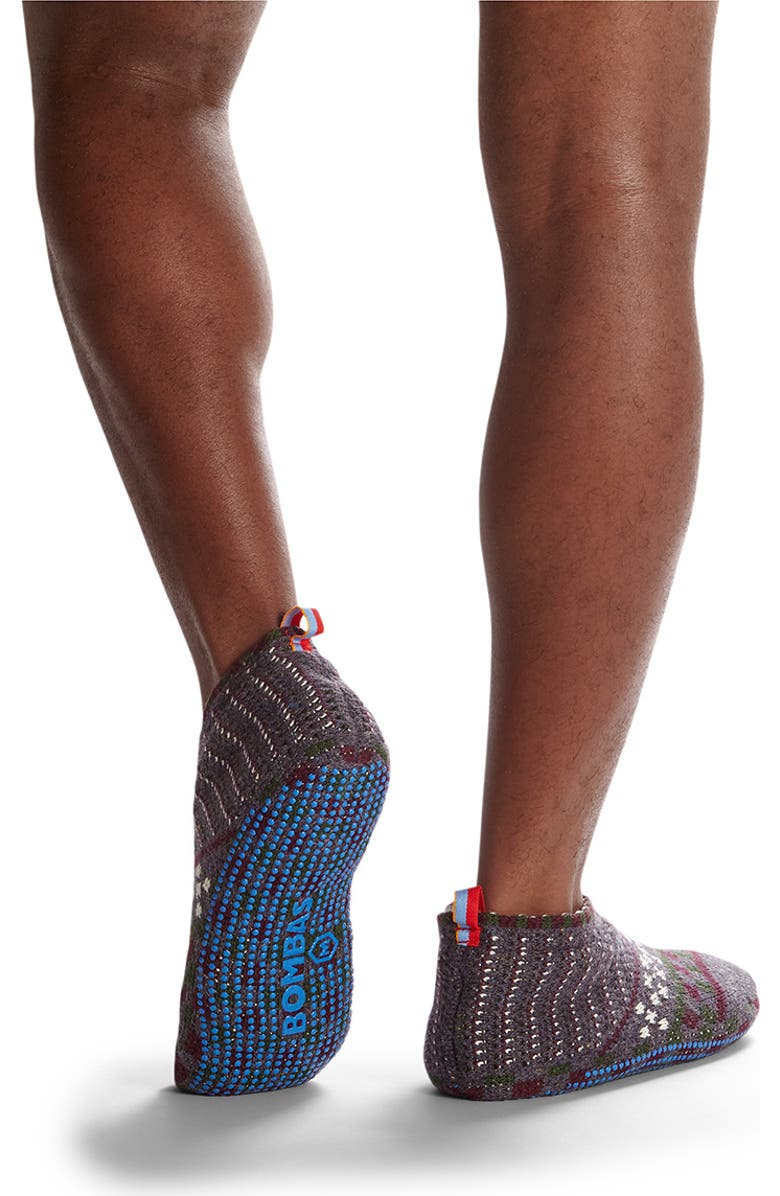 Bombas Fair Isle Gripper Slipper, Alternate, color,