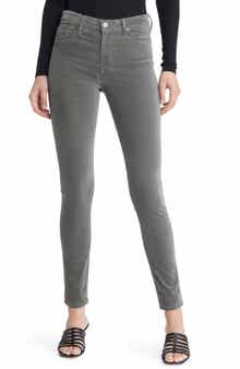 AG The Farrah High Waist Velvet Jeans