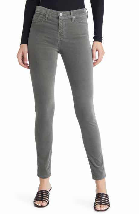 AG The Farrah High Waist Velvet Jeans
