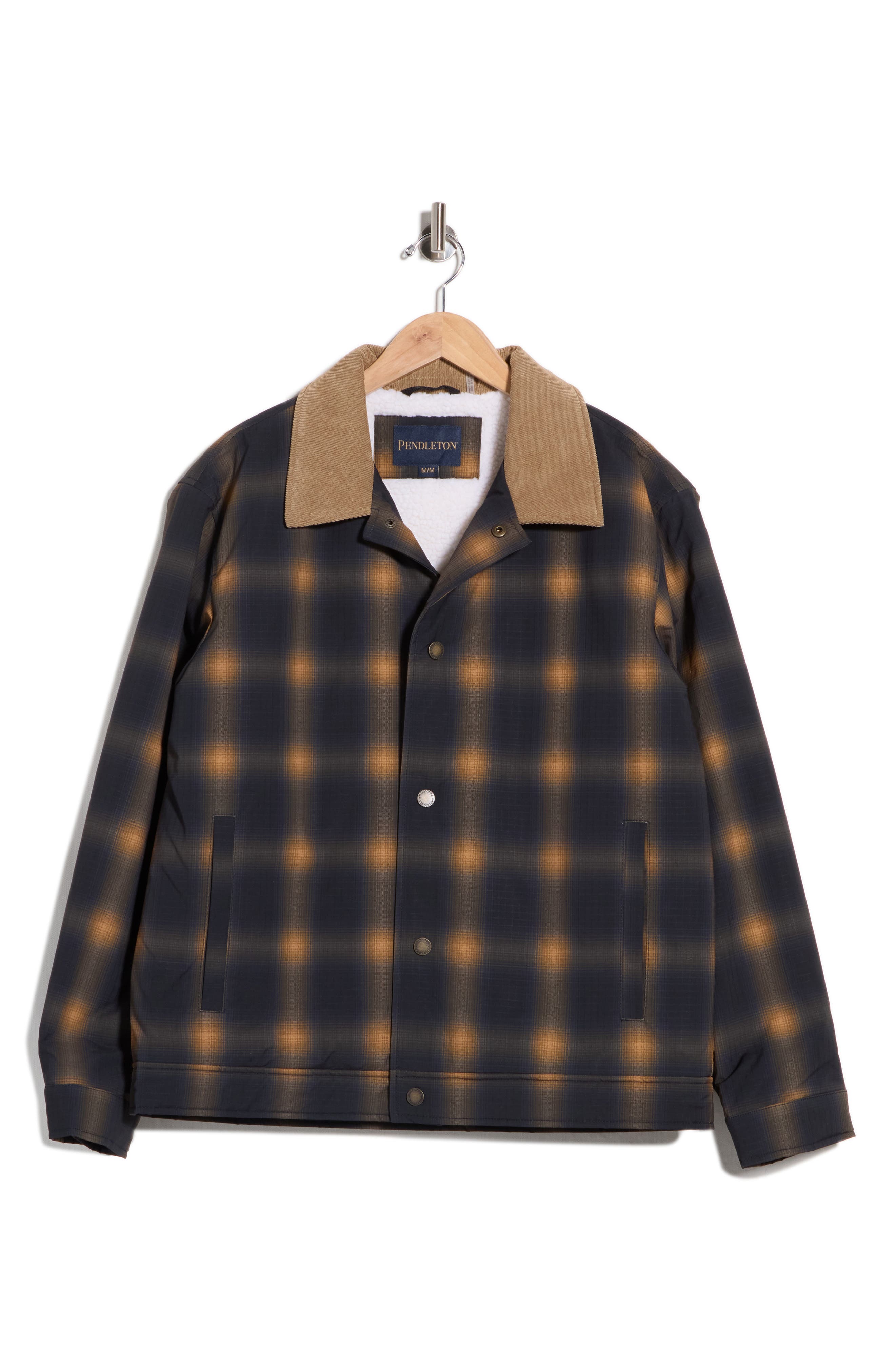 selected NAVY GOLD PLAID